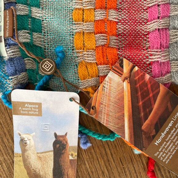 Sol Alpaca Baby Alpaca Scarf – Handwoven – NWT – Made in Peru - Picture 3 of 3